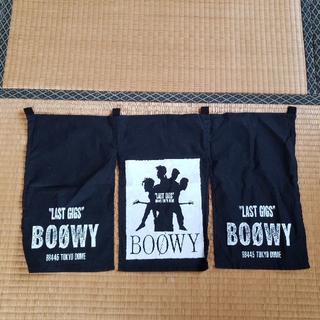 BOOWY  暖簾　レア　値段交渉有り