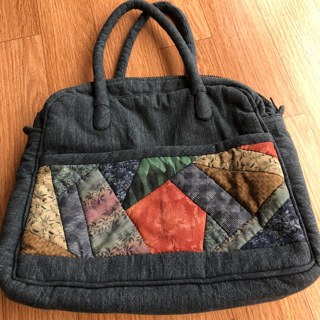 ハンドメイド パッチワークバッグとポーチ 2点の通販 by ルル's shop