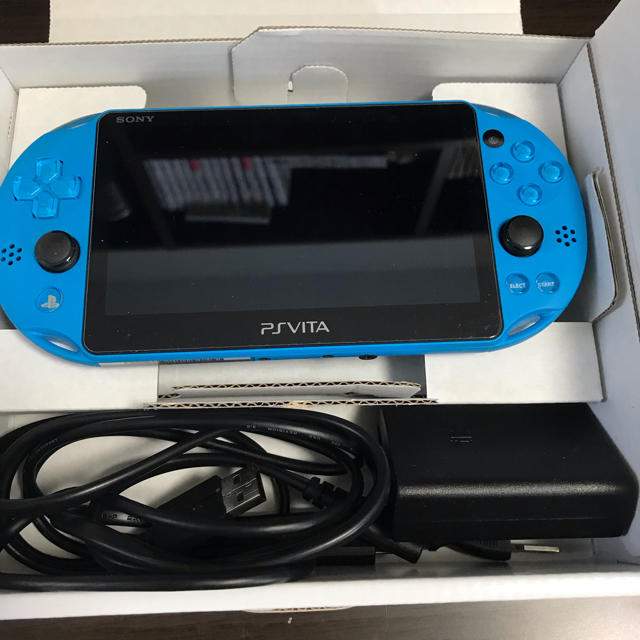 美品】PlayStation Vita PCH-2000ZA23 アクアブルー 美品】PlayStation Vita PCH-2000ZA23 アクアブルー