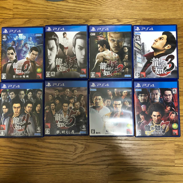 PlayStation4 - 龍が如く PS4 8本セットの通販 by shop