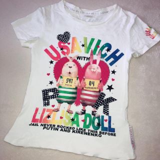 リズリサドール(LIZ LISA doll)の【値下げ中】USAVICH Tシャツ フリーサイズ(Tシャツ(半袖/袖なし))