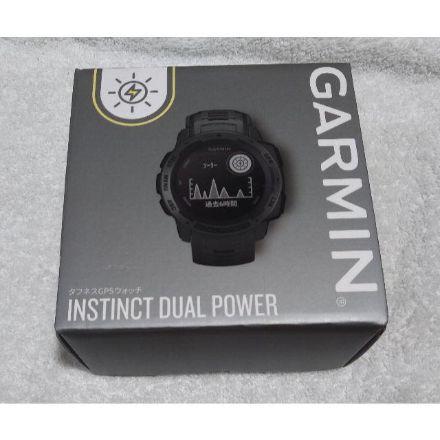 GARMIN ガーミン Instinct Dual Power Graphite時計