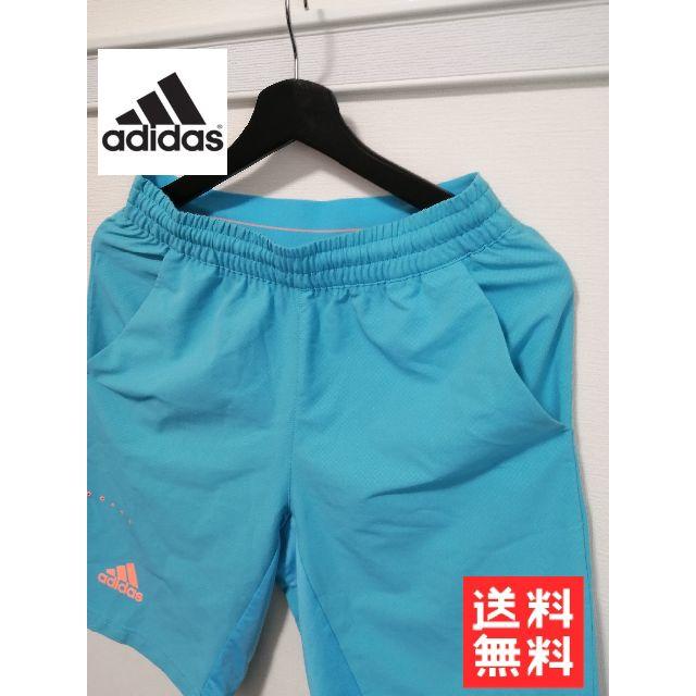 adidas(アディダス)の【アディダス】テニスパンツ/Mサイズ/ブルー スポーツ/アウトドアのテニス(ウェア)の商品写真