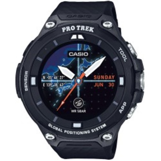 CASIO(カシオ)の【新品未開封】CASIO PRO TREK Smart WSD-F20-BK メンズの時計(腕時計(デジタル))の商品写真