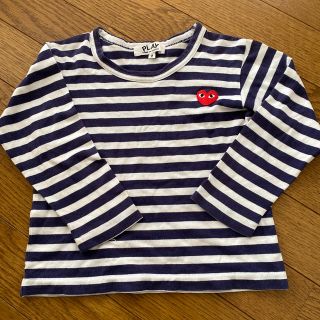 コムデギャルソン(COMME des GARCONS)のコムデギャルソン　サイズ2 ボーダー(Tシャツ/カットソー)