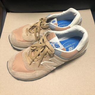 ニューバランス(New Balance)のニューバランス　スニーカー　ベージュ　24.5cm(スニーカー)