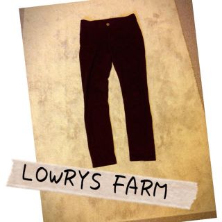 ローリーズファーム(LOWRYS FARM)のLOWRYSFARM ＊ 黒スキニー(チノパン)