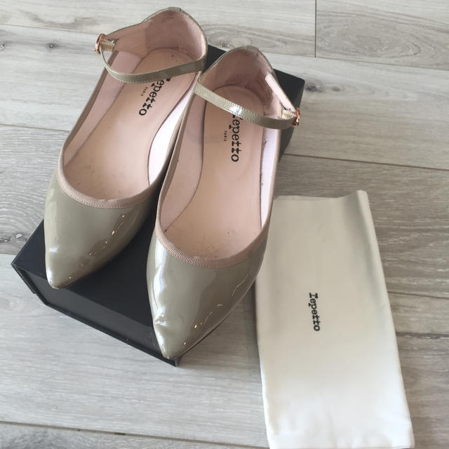 【値下げ】 repetto バレエシューズ ストラップ付き