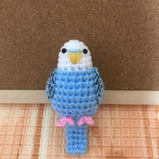 インコのあみぐるみ✳︎セキセイインコ(あみぐるみ)