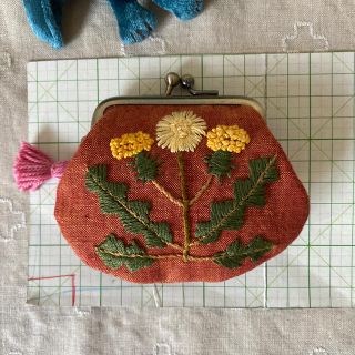 がま口、ハンドメイド刺繍(その他)