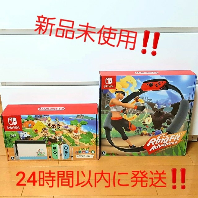 リングフィットアドベンチャー　ニンテンドースイッチ　どうぶつの森セット