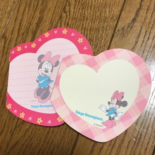 ディズニー(Disney)のミニー　メモ帳(キャラクターグッズ)