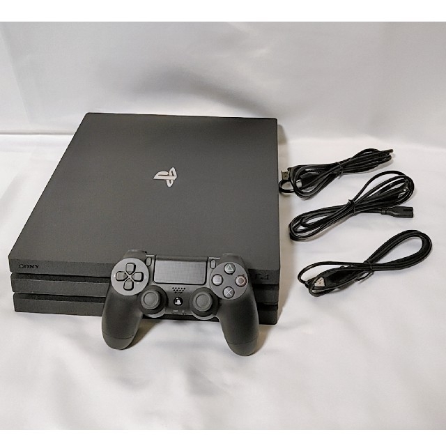 PS4 Pro最新型 CUH-7200B ジェットブラック 美品 オマケつき