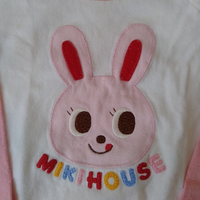 mikihouse(ミキハウス)の☆ミキハウス　長袖Tシャツ☆70～80　女の子　ベビー服　子ども服 キッズ/ベビー/マタニティのベビー服(~85cm)(Ｔシャツ)の商品写真