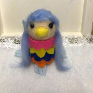 羊毛フェルト　アマビエ　ハンドメイド(ぬいぐるみ)