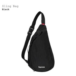 シュプリーム(Supreme)のsupreme Sling Bag ブラック(ボディーバッグ)