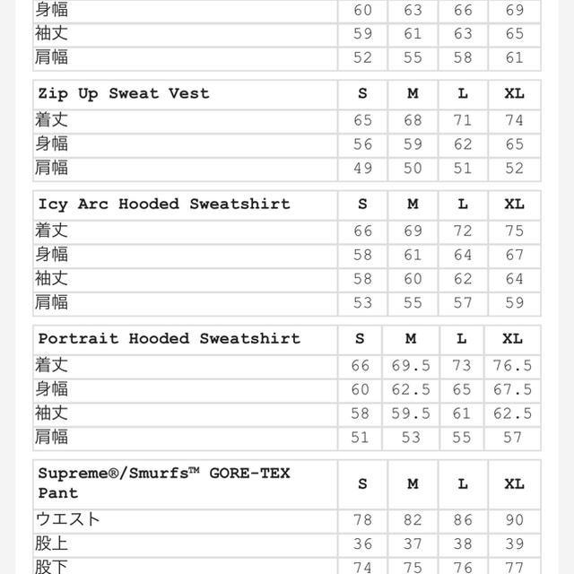 Supreme week1 パーカー