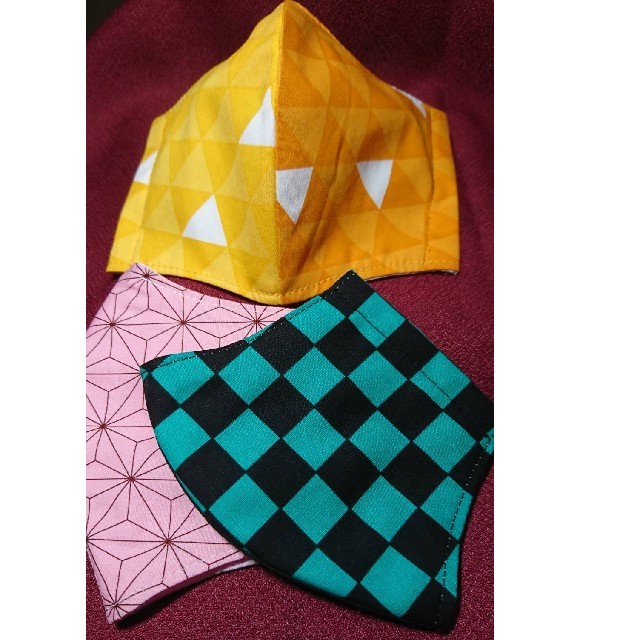 インナーマスク鬼滅（まゆな様専用） ハンドメイドのハンドメイド その他(その他)の商品写真