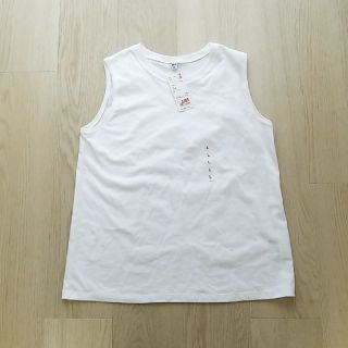 ユニクロ(UNIQLO)のUNIQLO　コットンノースリーブT(Tシャツ(半袖/袖なし))