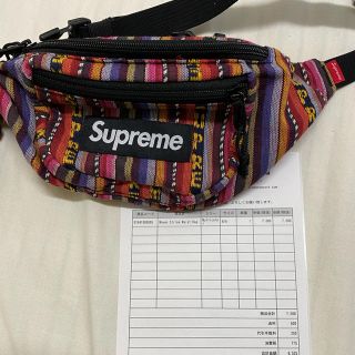 シュプリーム(Supreme)のSupreme Woven Stripe Waist BagMulticolor(ショルダーバッグ)