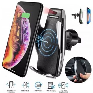 車載スマホフォルダ☆ワイヤレス急速充電器(車内アクセサリ)