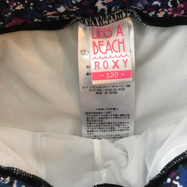 Roxy(ロキシー)のROXY  スイムウェア　パンツ　120cm used キッズ/ベビー/マタニティのキッズ服女の子用(90cm~)(水着)の商品写真