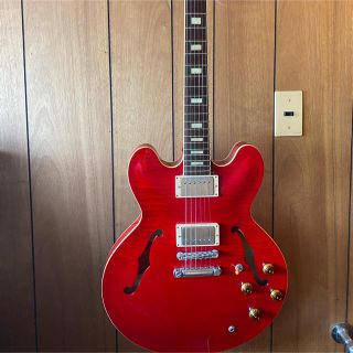 エレキギター　セミアコ　Tokai ES150  シースルーレッド最終価格(エレキギター)