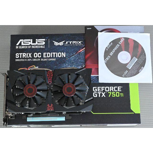 ASUS(エイスース)のASUS STRIX-GTX750Ti-OC-2GD5 スマホ/家電/カメラのPC/タブレット(PCパーツ)の商品写真