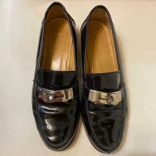 エルメス(Hermes)のエルメス　HERMES   ローファー　ケリー　　34.5(ローファー/革靴)