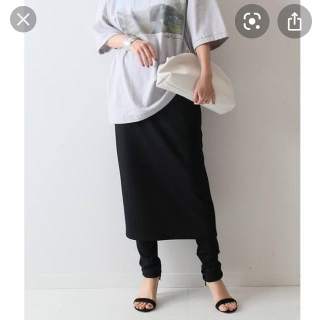 FRAMeWORK✨リブレギンス付きスカート ✨新品ブラック 3