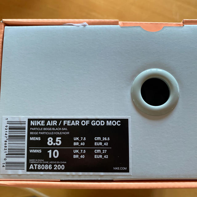 NIKE(ナイキ)のNIKE AIR/ FEAR OF GOD MOC メンズの靴/シューズ(スニーカー)の商品写真