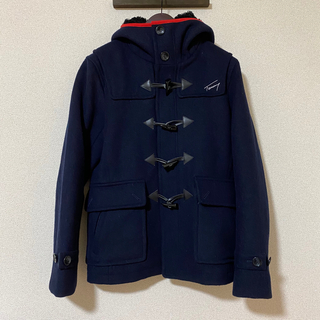 トミー(TOMMY)のダッフルコート　Tommy  Lサイズ　ネイビー(ダッフルコート)