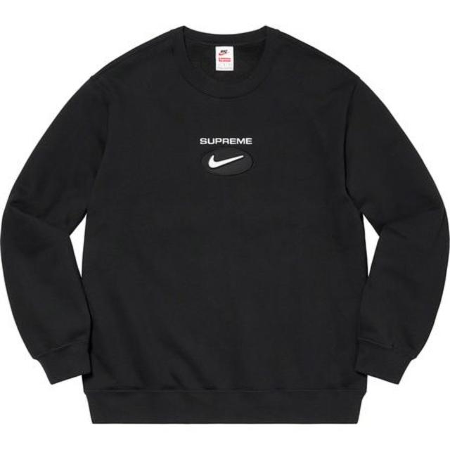 ブラックサイズSupreme Nike /Jewel Crewneck M スウェットシャツ