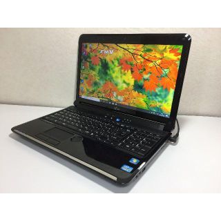 フジツウ(富士通)のCore i5 2.5Ghz☆新SSD240GB/USB3.0/BD/無線(ノートPC)