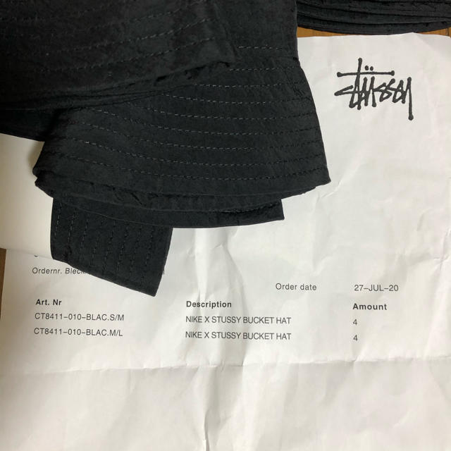 NIKE STUSSY BUCKET HAT M/L 国内未展開サイズ 新品 帽子 NIKE STUSSY BUCKET HAT M/L 国内未展開サイズ 新品 帽子