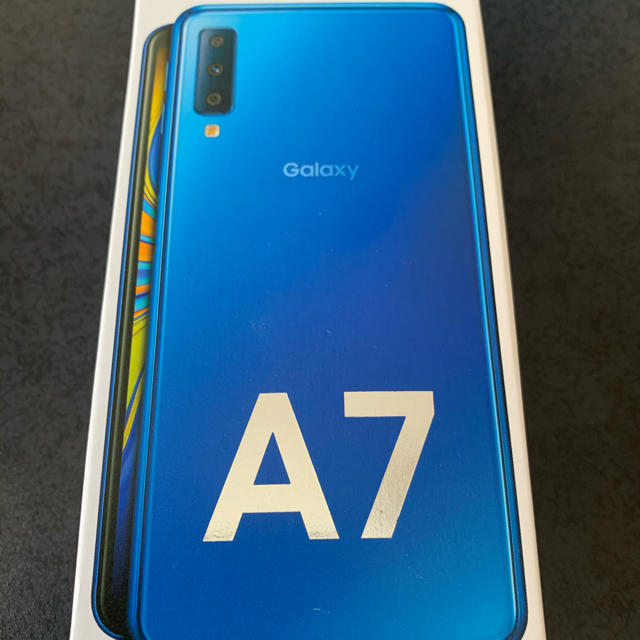 Galaxy  A7  ブルー