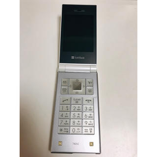 ソフトバンク(Softbank)のソフトバンク 740SC   ホワイト(携帯電話本体)