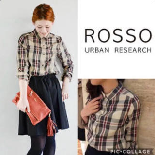 アーバンリサーチロッソ(URBAN RESEARCH ROSSO)の【すー様専用】アーバンリサーチ ロッソ　チェックシャツ(シャツ/ブラウス(長袖/七分))