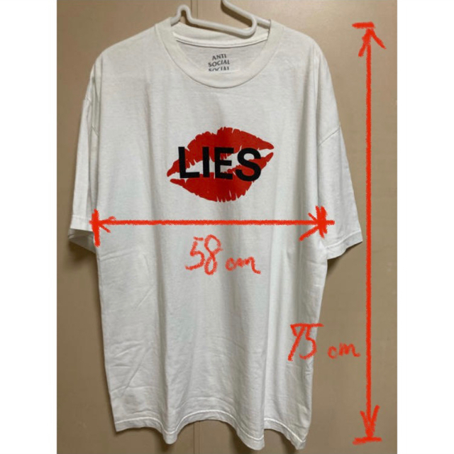 ANTI(アンチ)のAntiSocialSocialClub T-shirt  XL メンズのトップス(Tシャツ/カットソー(半袖/袖なし))の商品写真