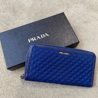 プラダ(PRADA)のPRADA 長財布　青(財布)