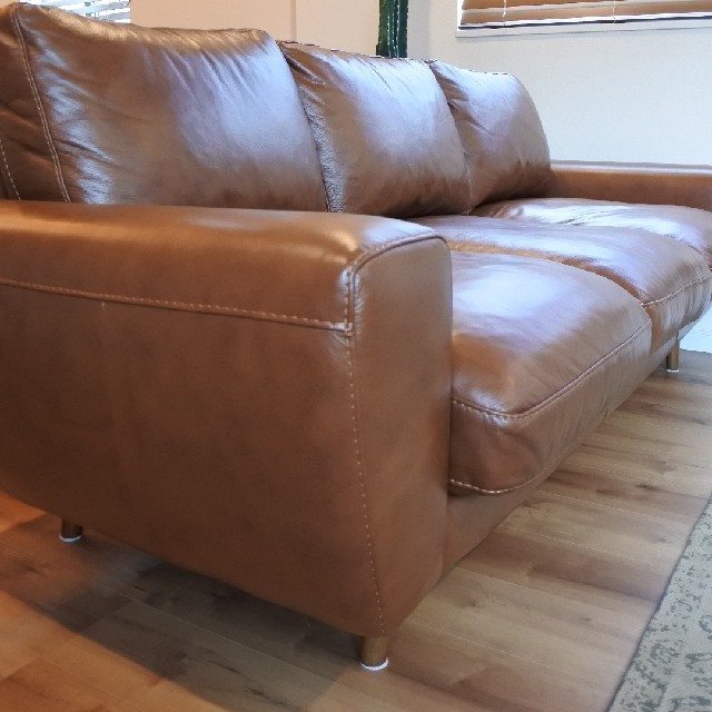 unico MOLN ソファ 3seater レザー 本革