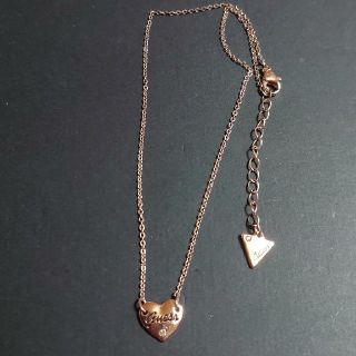 ゲス(GUESS)のGUESS  ハート ロゴ  ネックレス(ネックレス)