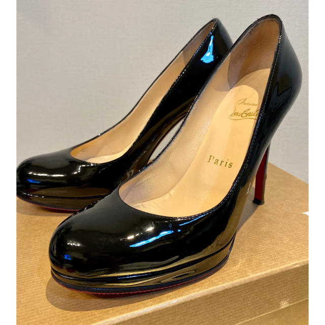 本物クリスチャンルブタン*パンプス120*黒 半額商品 14740円 www