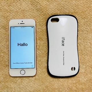 アップル(Apple)のiPhone SE (第一世代) ローズゴールド　32GB 9/19まで値下(携帯電話本体)