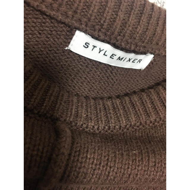 moussy(マウジー)のStylemixer スタイルミキサー　フロントリンキングニット レディースのトップス(ニット/セーター)の商品写真