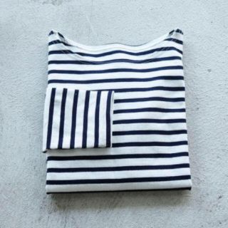 トゥデイフル(TODAYFUL)のTODAYFUL ボートネックボーダーTシャツ シンプル Uネック 長袖 春(カットソー(長袖/七分))