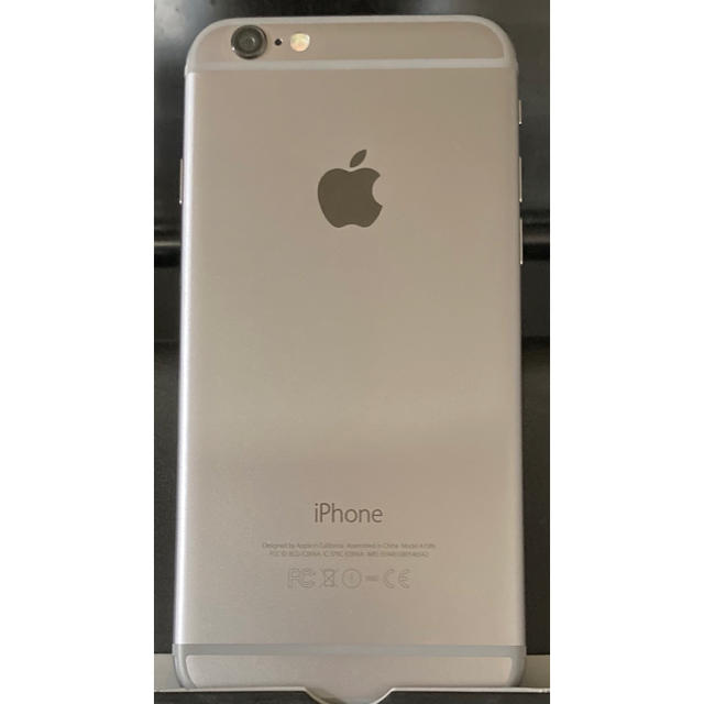 iPhone(アイフォーン)の【完動品】iPhone 6 Space Gray 32GB SB【美品】 スマホ/家電/カメラのスマートフォン/携帯電話(スマートフォン本体)の商品写真