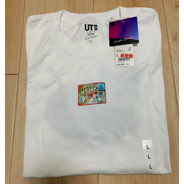 UNIQLO(ユニクロ)のUNIQLO 米津玄師 コラボTシャツ  白　猫 メンズのトップス(Tシャツ/カットソー(半袖/袖なし))の商品写真