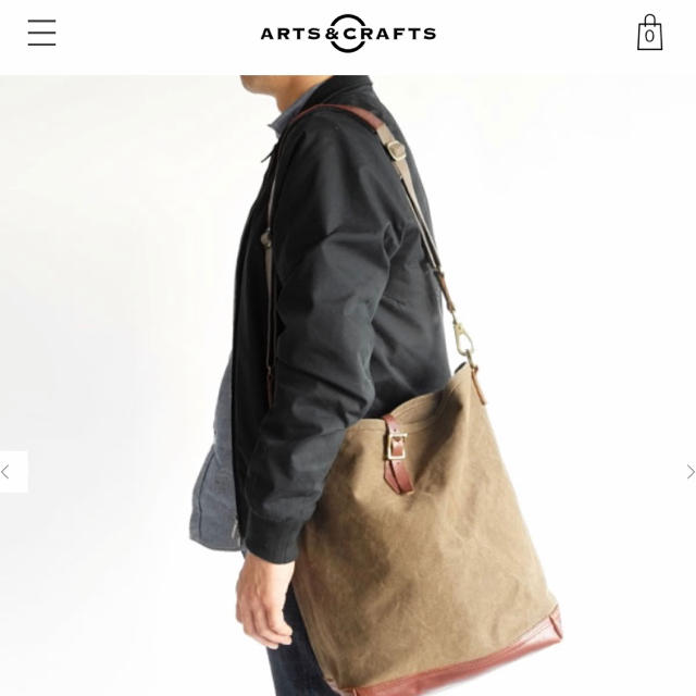 IL BISONTE(イルビゾンテ)のARTS&CRAFTS アーツアンドクラフツ 　ワンストラップショルダー メンズのバッグ(トートバッグ)の商品写真