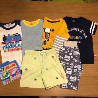 ニシマツヤ(西松屋)の★コメントより購入お願いします。様 専用★Tシャツ&ハーフパンツ2点セット (Tシャツ/カットソー)